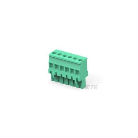 Te Connectivity Strip Terminal Block, 15A, 3Mm2, 1 Row(S), 1 Deck(S) 284047-6